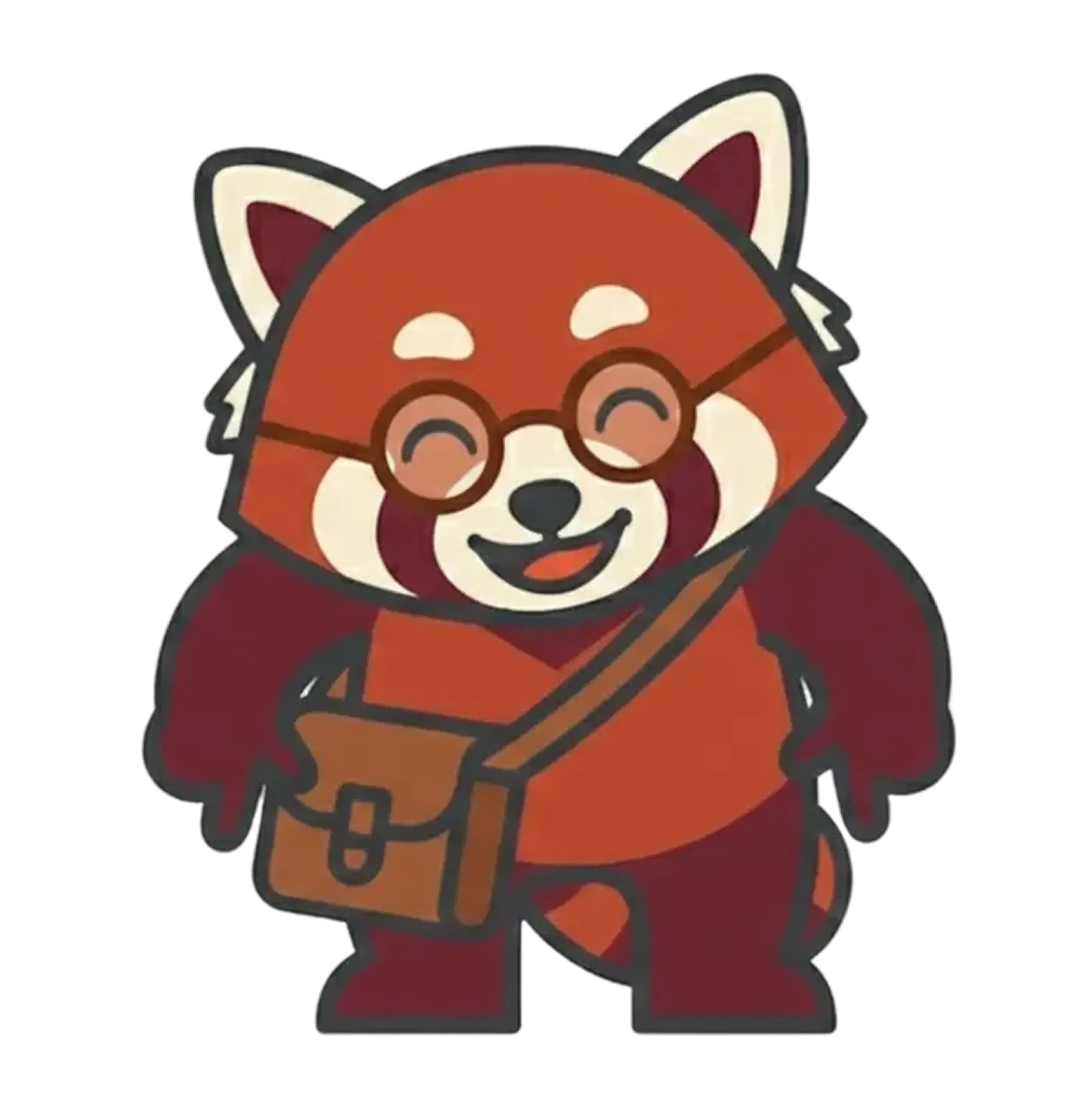 Red panda chatting